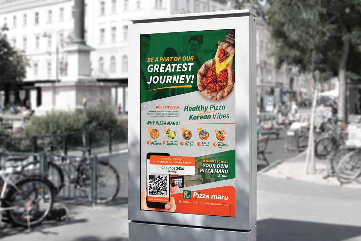 Pizza Maru — Outdoor communication